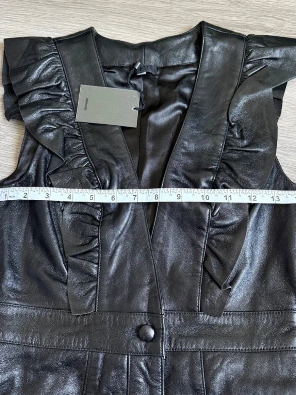 Exquisite NBD Roslyn Black leather dress - NWT - XS - Picture 7 of 9